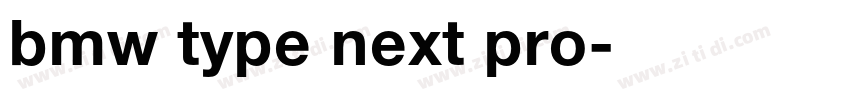 bmw type next pro字体转换